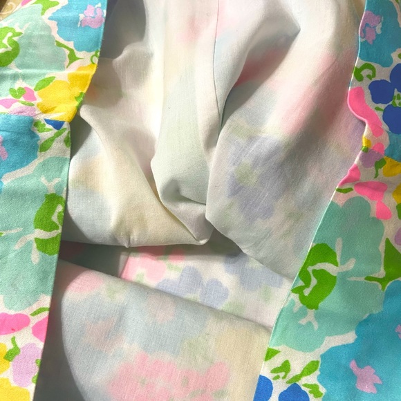 LILLY PULITZER Spring Fling Mini Henley Dress Sz 14 - Picture 6 of 7